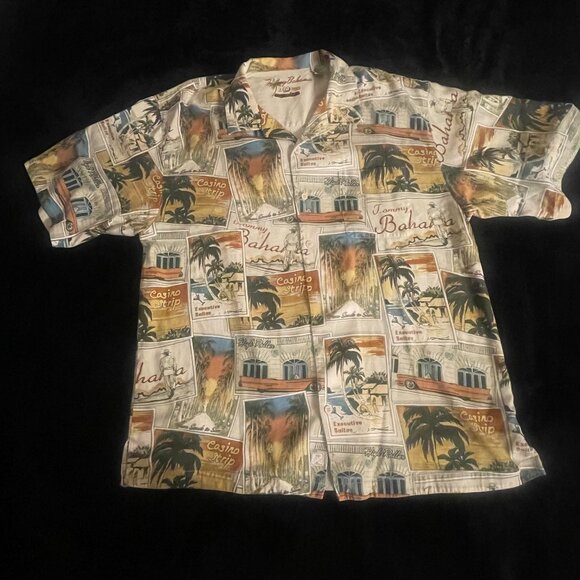 Tommy Bahama Other - Tommy Bahama Las Vegas Casino Strip Silk Camp Shirt